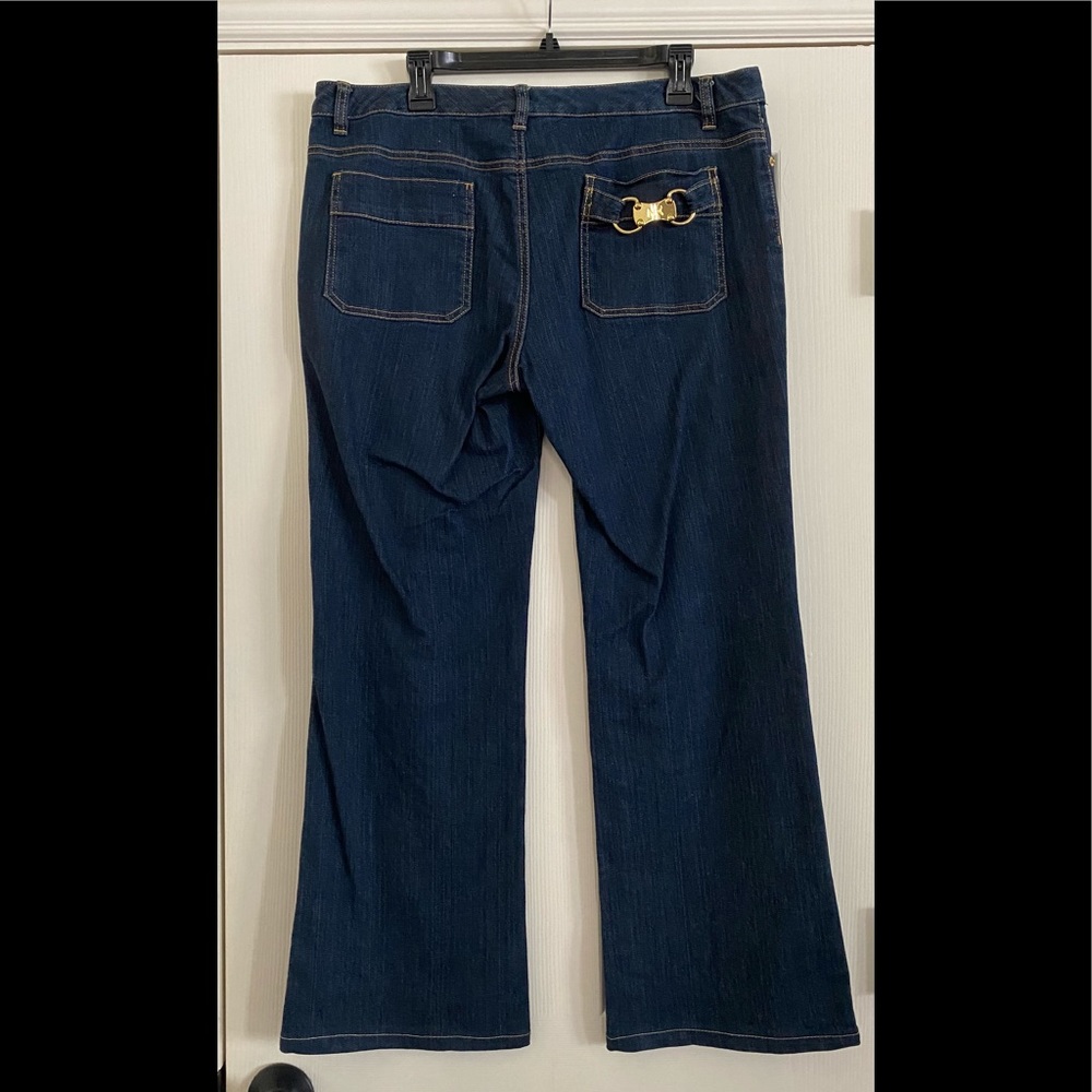 NWOT Michael Kors Women’s Jeans Dark Wash Mid Rise Sz 14